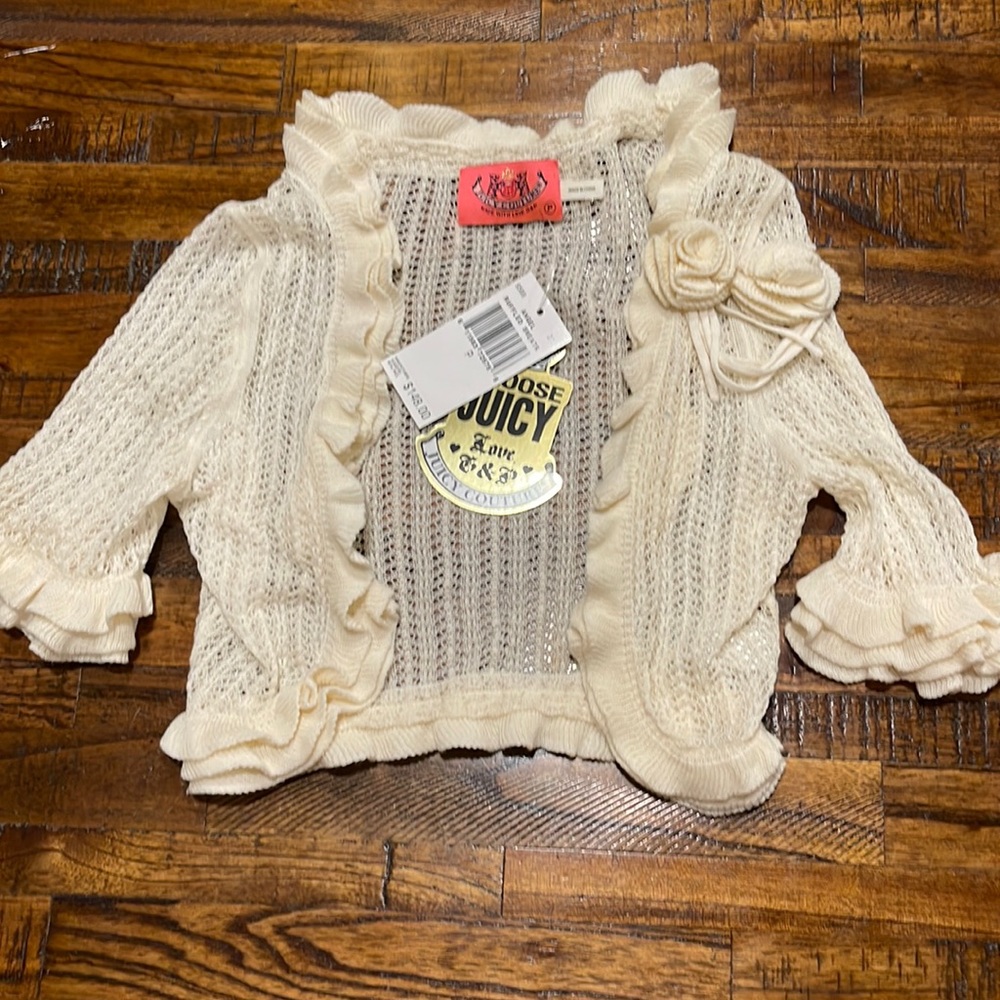 “NWT” Vintage Juicy Couture Ruffled Sweater